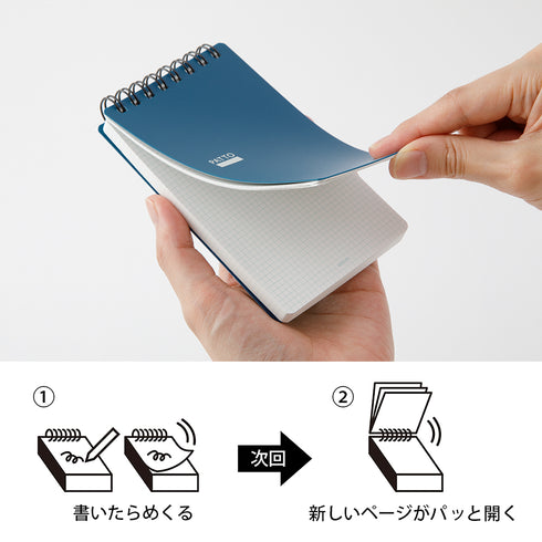 Midori - Quick Open Memo Patto - Navy - Limited Item