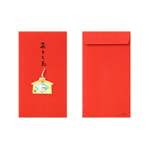 Midori - PC Mini Money Envelope - 558 Otoshidama Ema Pattern Rabit