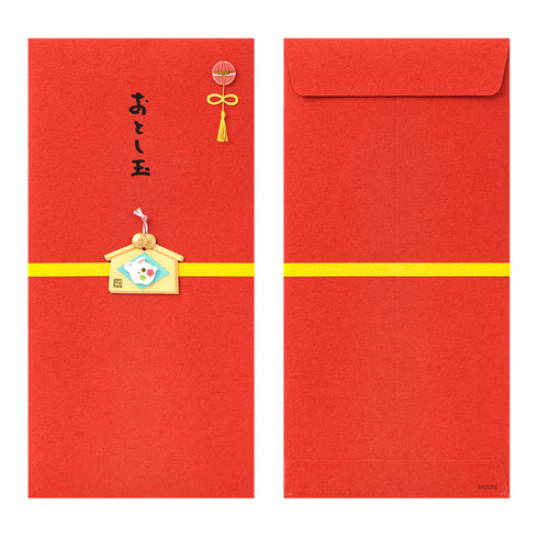 Midori - PC Money Envelope - 565 Otoshidama Ema Pattern Rabit