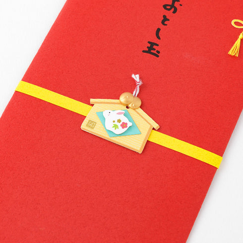 Midori - PC Money Envelope - 565 Otoshidama Ema Pattern Rabit