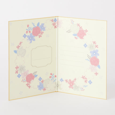 Midori - Folded Signature Board <B6> with Envelope - Wreath