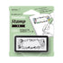 Midori - Paintable stamp Pre-inked Half Size Stationery