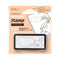 Midori - Paintable stamp Pre-inked Half Size Bear Speech Balloon