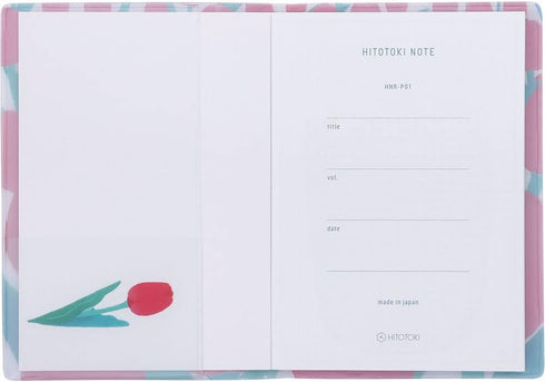 King Jim - Hitotoki Notebook - PASSPORT SIZE - Tulip