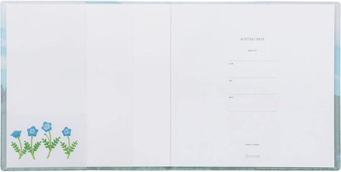 King Jim - Hitotoki Notebook - SQUARE SIZE - Blue Sky