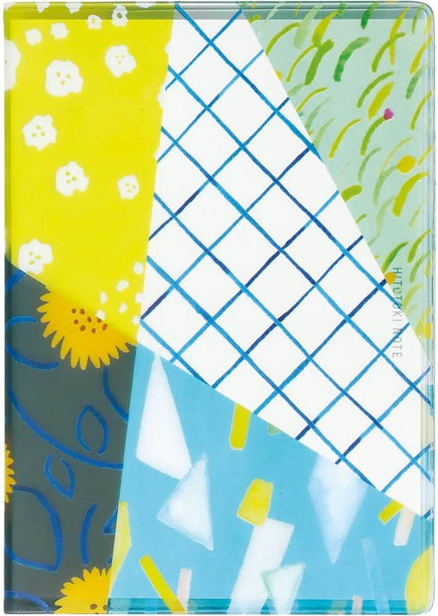 King Jim - Hitotoki Notebook - PASSPORT SIZE - Patchwork