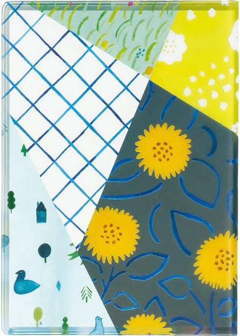 King Jim - Hitotoki Notebook - PASSPORT SIZE - Patchwork