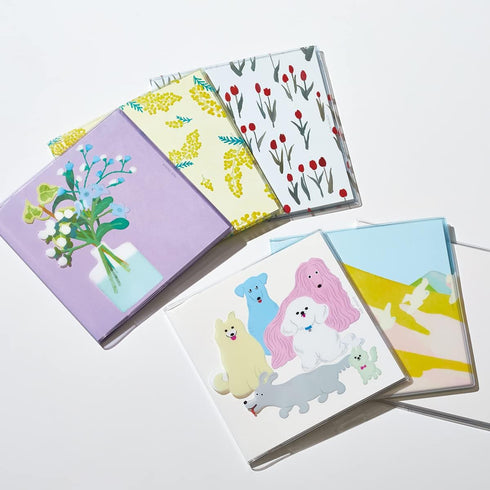 King Jim - Hitotoki Notebook - SQUARE SIZE - Blue Sky