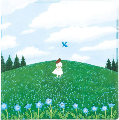 King Jim - Hitotoki Notebook - SQUARE SIZE - Blue Sky