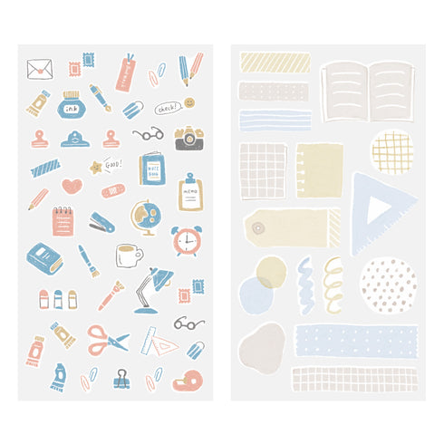 Midori - Sticker 2640 Two Sheets Stationery