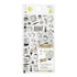 Midori - Sticker 2641 Two Sheets Monotone Café