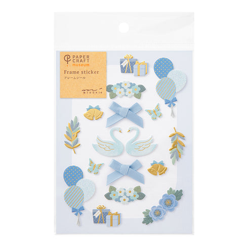 Midori - PC Museum Frame Sticker Blue