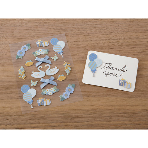 Midori - PC Museum Frame Sticker Blue