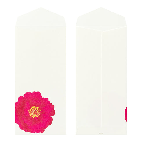 Midori Envelope - Four Designs Camellia sasanqua