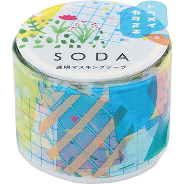 King Jim SODA Clear Tape - Collage