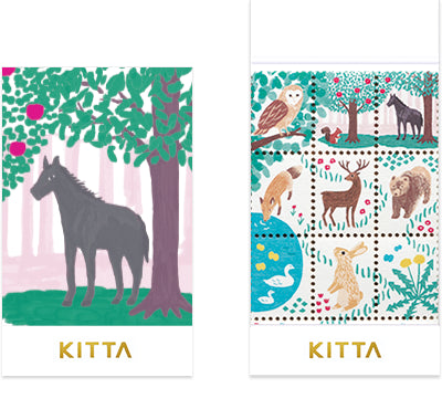 King Jim Kitta Washi Masking Tape - Special Series - Animal