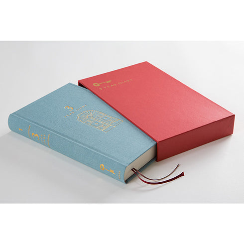 Midori 3 Years Diary - Door Design - Light Blue