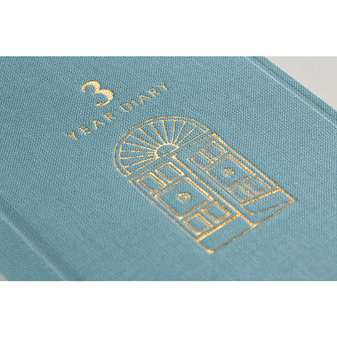 Midori 3 Years Diary - Door Design - Light Blue