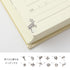 Midori - 5 Year Mini Diary Gate Kyo-ori - Limited Edition - Beige
