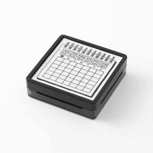 Midori - Paintable stamp Pre-inked Calendar