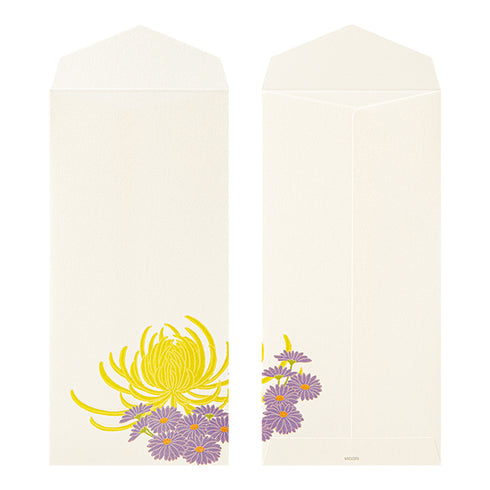 Midori Envelope - Four Patterns Autumn Chrysanthemum