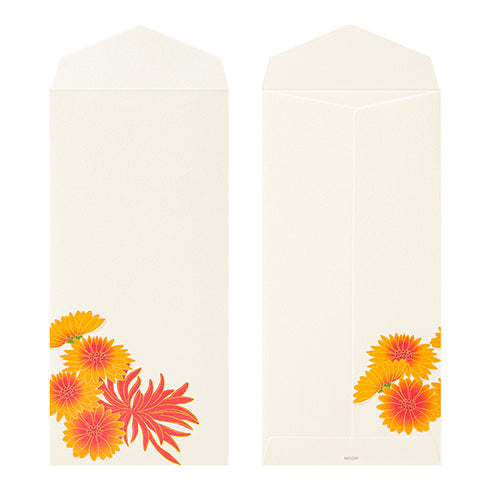 Midori Envelope - Four Patterns Autumn Chrysanthemum