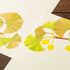 Midori Message Letter Pad - Silk-printing Ginkgo and Ginkgo nut