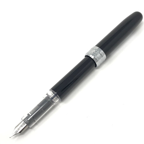 Platinum Plaisir Fountain Pen - Black - 0.3mm Fine Nib