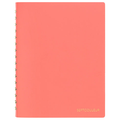 Maruman - SEPTCOULEUR Notebook A6 N769 - Spicy Coral Pink