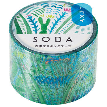 King Jim SODA Clear Tape - Garden
