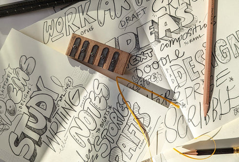 Midori MD Notebook - LIMITED EDITION - A6 Blank - Aries Moross