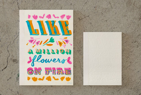 Midori MD Notebook - LIMITED EDITION - A6 Blank - Holly Wales