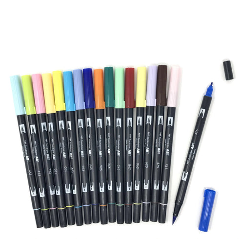 Tombow Dual Brush Pen - ABT565 - Deep Blue