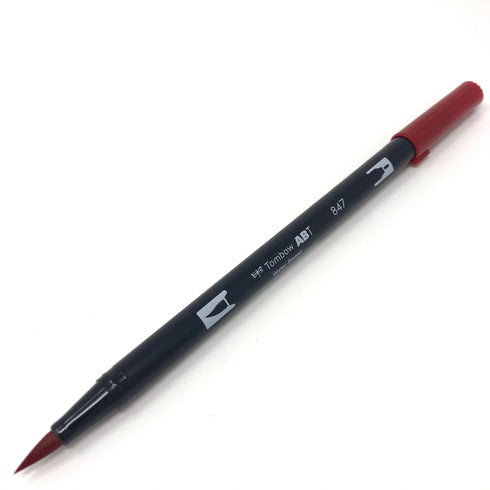 Tombow Dual Brush Pen - ABT847 - Crimson