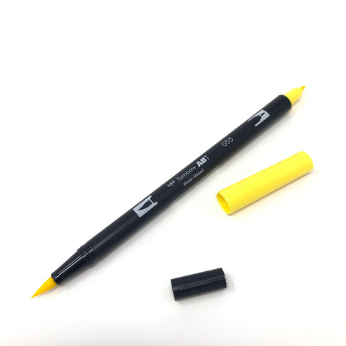 Tombow Dual Brush Pen - ABT055 - Process Yellow