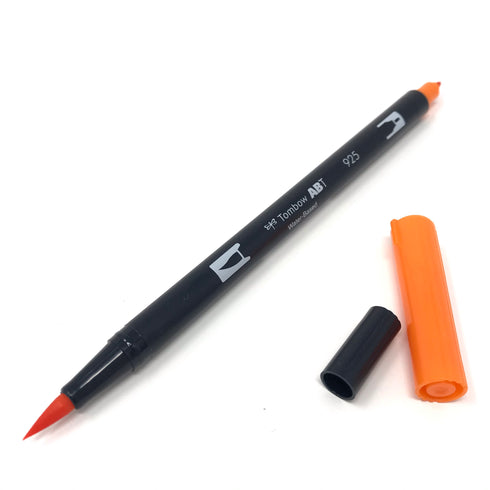 Tombow Dual Brush Pen - ABT925 - Scarlet