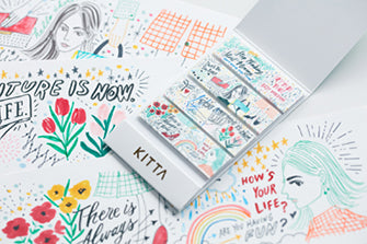 King Jim Kitta Washi Masking Tape - Vintage