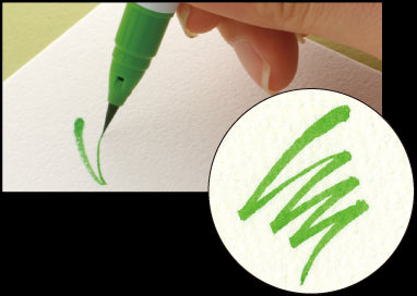 Kuretake ZIG CLEAN COLOR Real Brush Pen - 6 Color Set