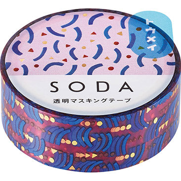 King Jim SODA Clear Tape - Pattern