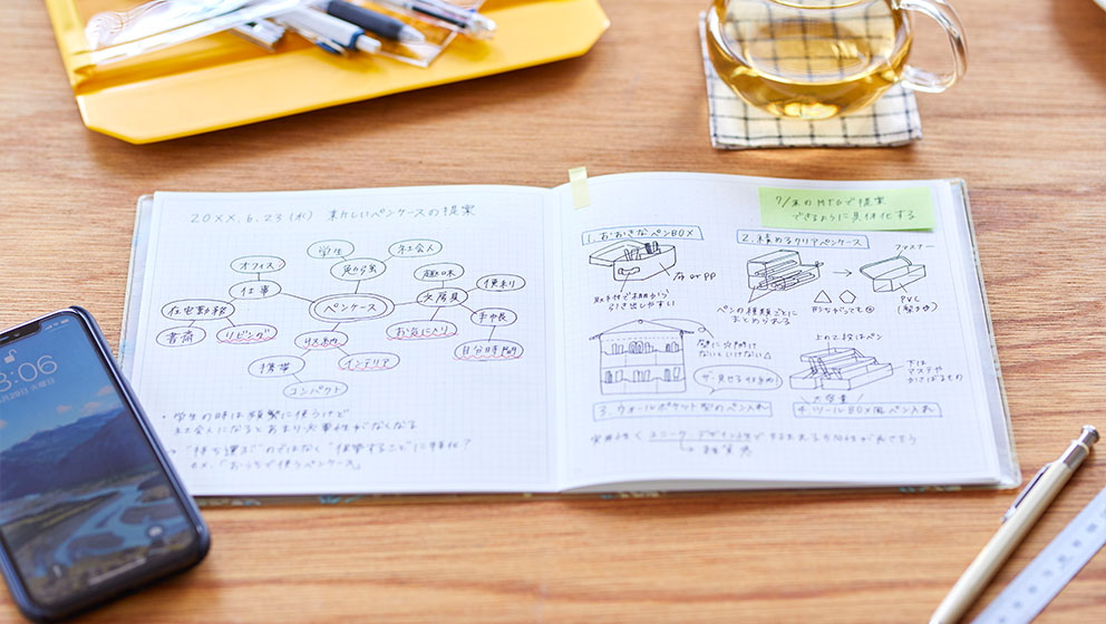 King Jim - Hitotoki Notebook - SQUARE SIZE - Friends – Penosaur