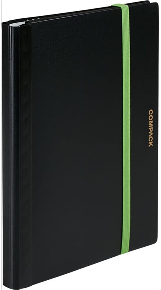 King Jim Compack Foldable Folder A5 - 10 Pockets - Black – Penosaur